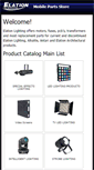 Mobile Screenshot of mobileparts.elationlighting.com